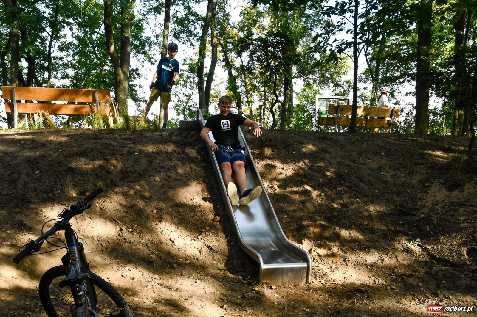 Zdjęcie w galerii na portalu naszraciborz.pl: Nowy singletrack w Samborowicach. Pierwszy taki obiekt w Euroregionie Silesia [FOTO i WIDEO] wiadomości z regionu