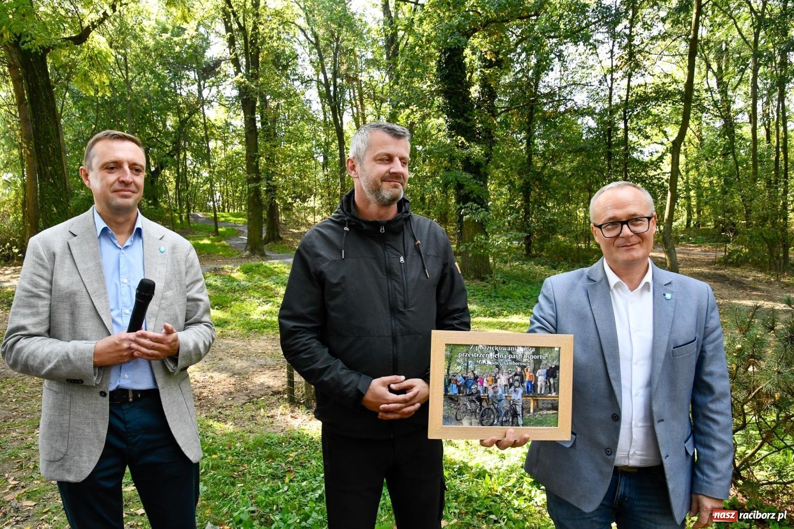 Zdjęcie w galerii na portalu naszraciborz.pl: Nowy singletrack w Samborowicach. Pierwszy taki obiekt w Euroregionie Silesia [FOTO i WIDEO] wiadomości z regionu