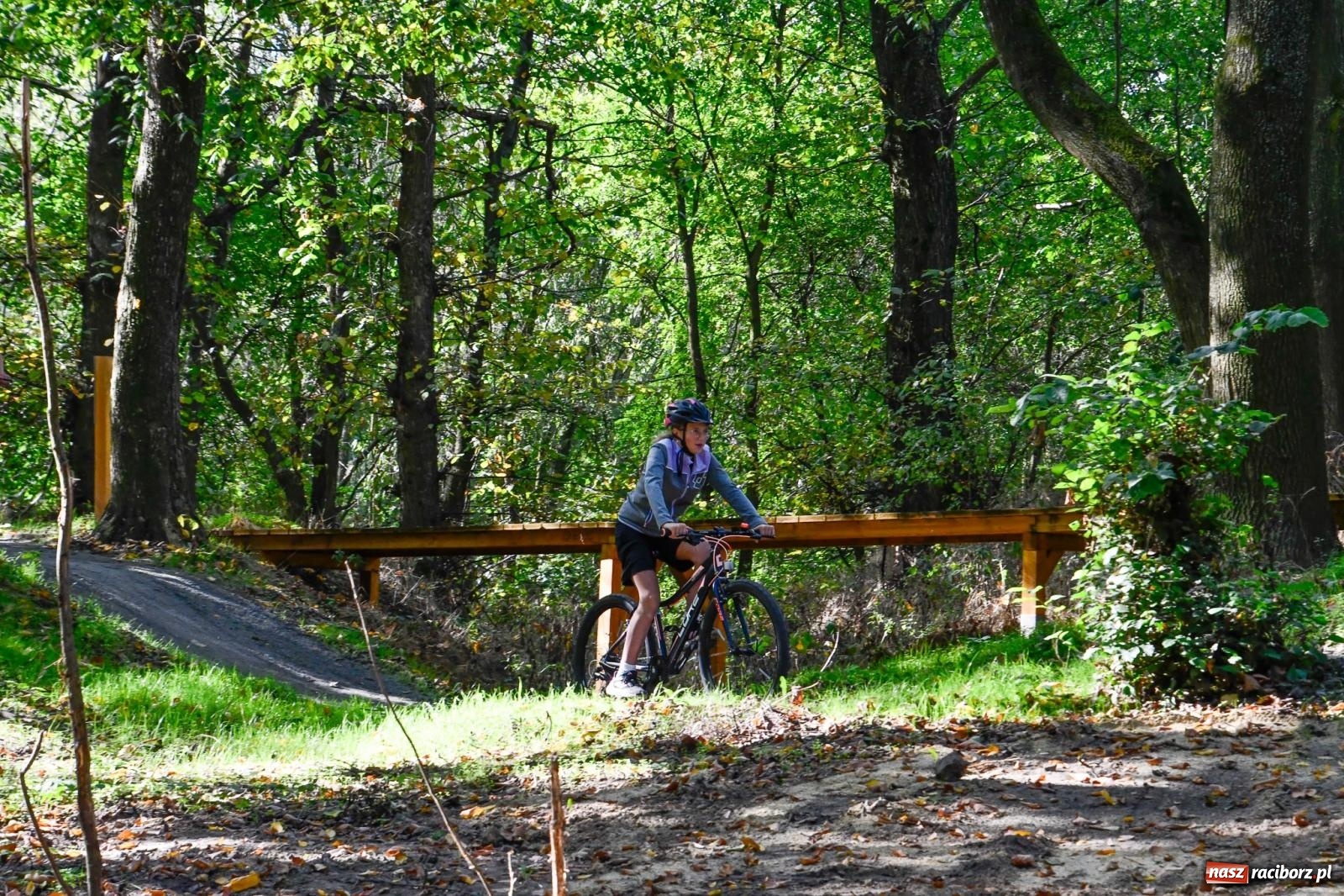 Zdjęcie w galerii na portalu naszraciborz.pl: Nowy singletrack w Samborowicach. Pierwszy taki obiekt w Euroregionie Silesia [FOTO i WIDEO] wiadomości z regionu