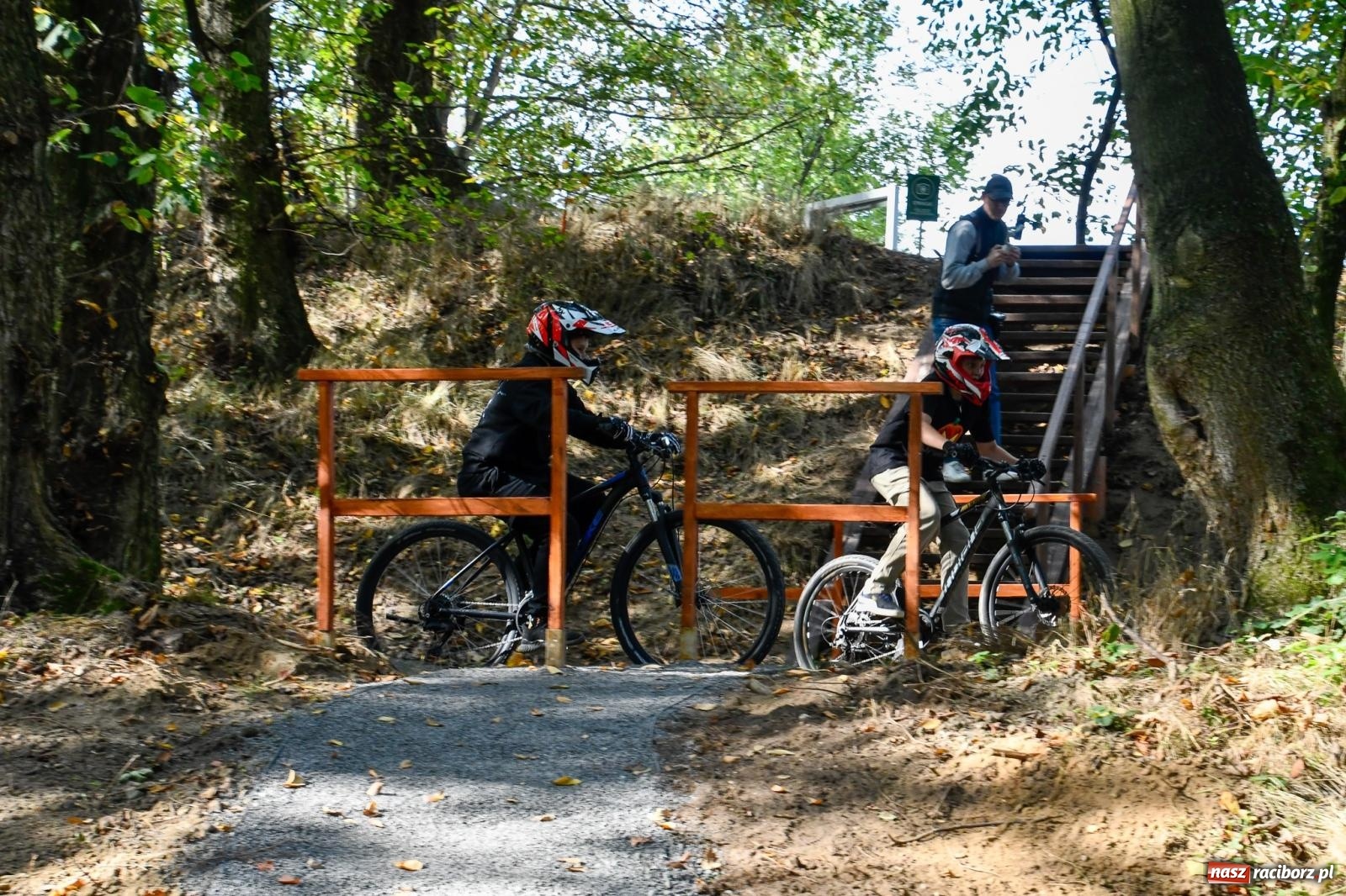 Zdjęcie w galerii na portalu naszraciborz.pl: Nowy singletrack w Samborowicach. Pierwszy taki obiekt w Euroregionie Silesia [FOTO i WIDEO] wiadomości z regionu