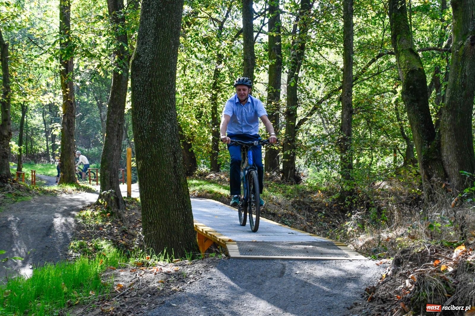 Zdjęcie w galerii na portalu naszraciborz.pl: Nowy singletrack w Samborowicach. Pierwszy taki obiekt w Euroregionie Silesia [FOTO i WIDEO] wiadomości z regionu