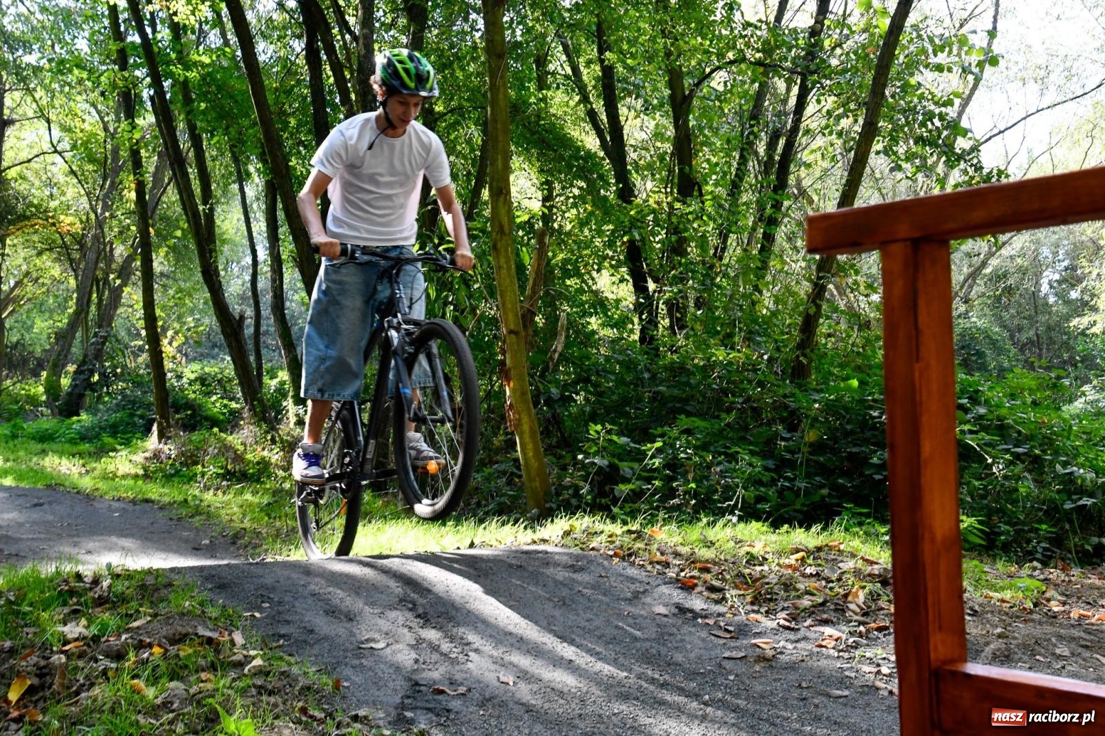 Zdjęcie w galerii na portalu naszraciborz.pl: Nowy singletrack w Samborowicach. Pierwszy taki obiekt w Euroregionie Silesia [FOTO i WIDEO] wiadomości z regionu