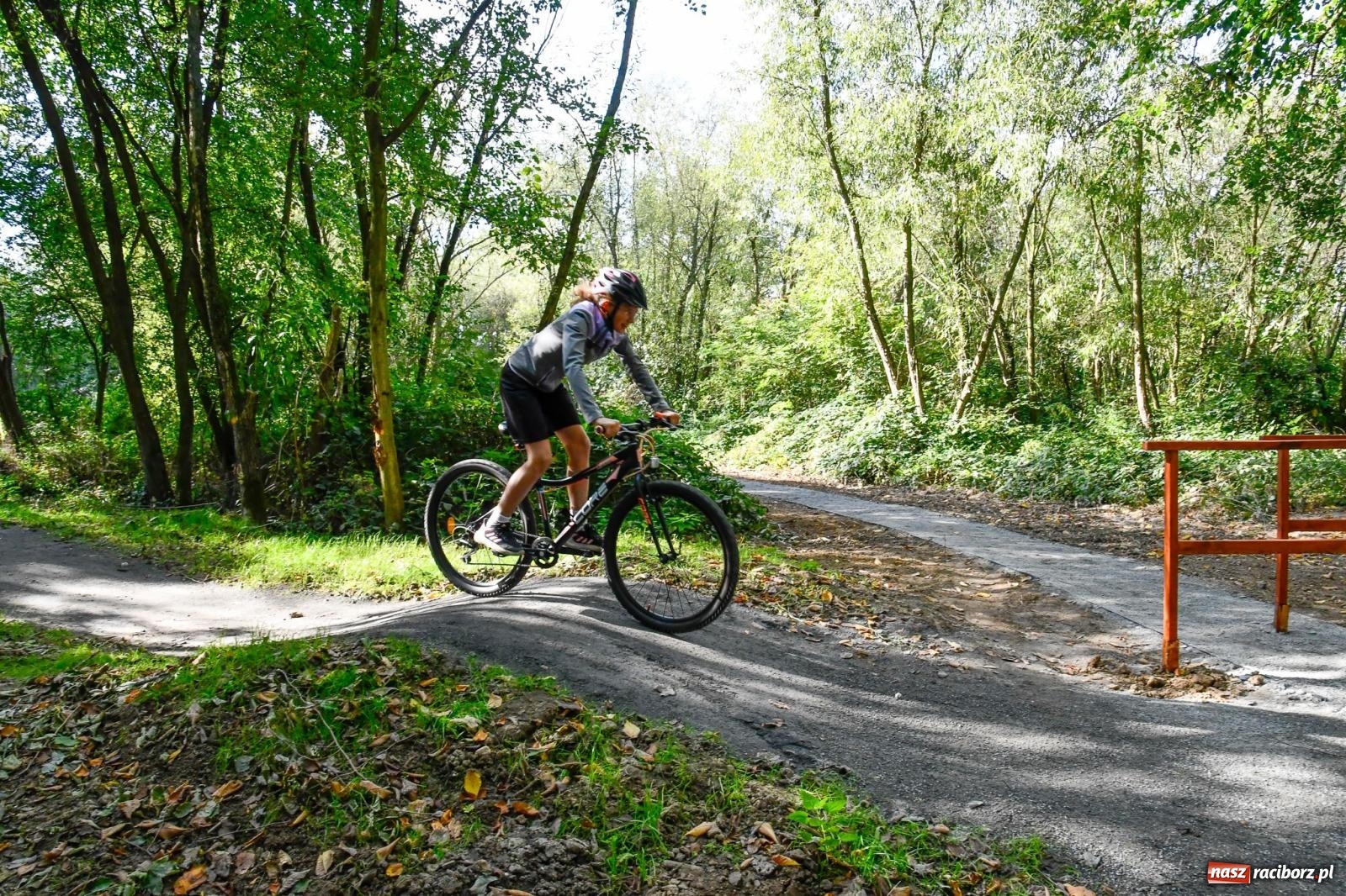 Zdjęcie w galerii na portalu naszraciborz.pl: Nowy singletrack w Samborowicach. Pierwszy taki obiekt w Euroregionie Silesia [FOTO i WIDEO] wiadomości z regionu