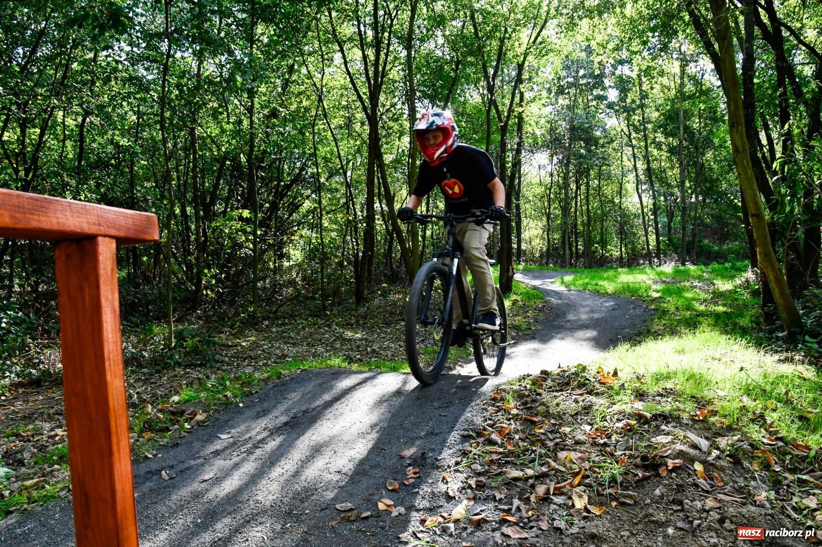 Zdjęcie w galerii na portalu naszraciborz.pl: Nowy singletrack w Samborowicach. Pierwszy taki obiekt w Euroregionie Silesia [FOTO i WIDEO] wiadomości z regionu