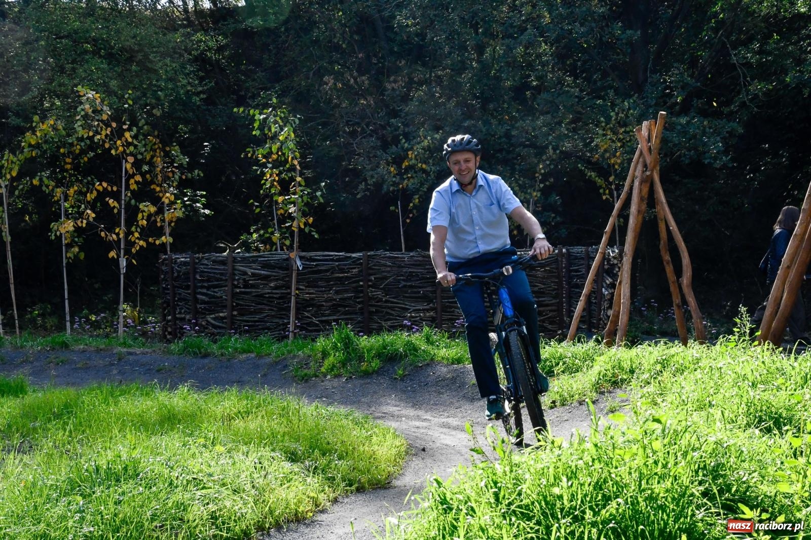 Zdjęcie w galerii na portalu naszraciborz.pl: Nowy singletrack w Samborowicach. Pierwszy taki obiekt w Euroregionie Silesia [FOTO i WIDEO] wiadomości z regionu