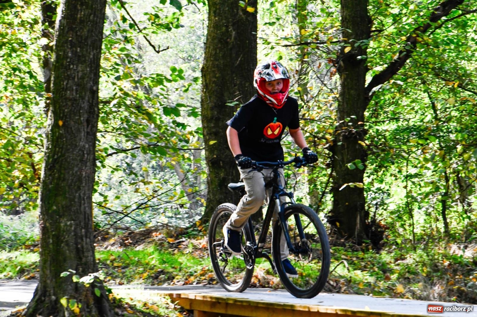 Zdjęcie w galerii na portalu naszraciborz.pl: Nowy singletrack w Samborowicach. Pierwszy taki obiekt w Euroregionie Silesia [FOTO i WIDEO] wiadomości z regionu