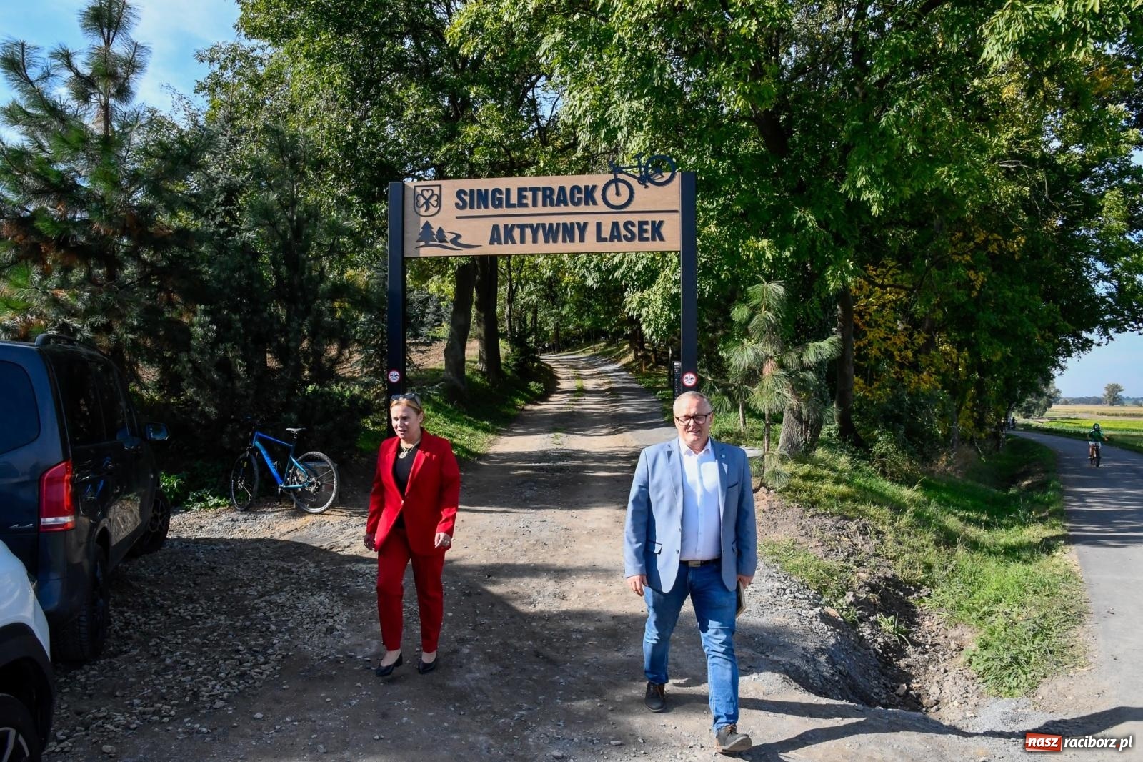 Zdjęcie w galerii na portalu naszraciborz.pl: Nowy singletrack w Samborowicach. Pierwszy taki obiekt w Euroregionie Silesia [FOTO i WIDEO] wiadomości z regionu
