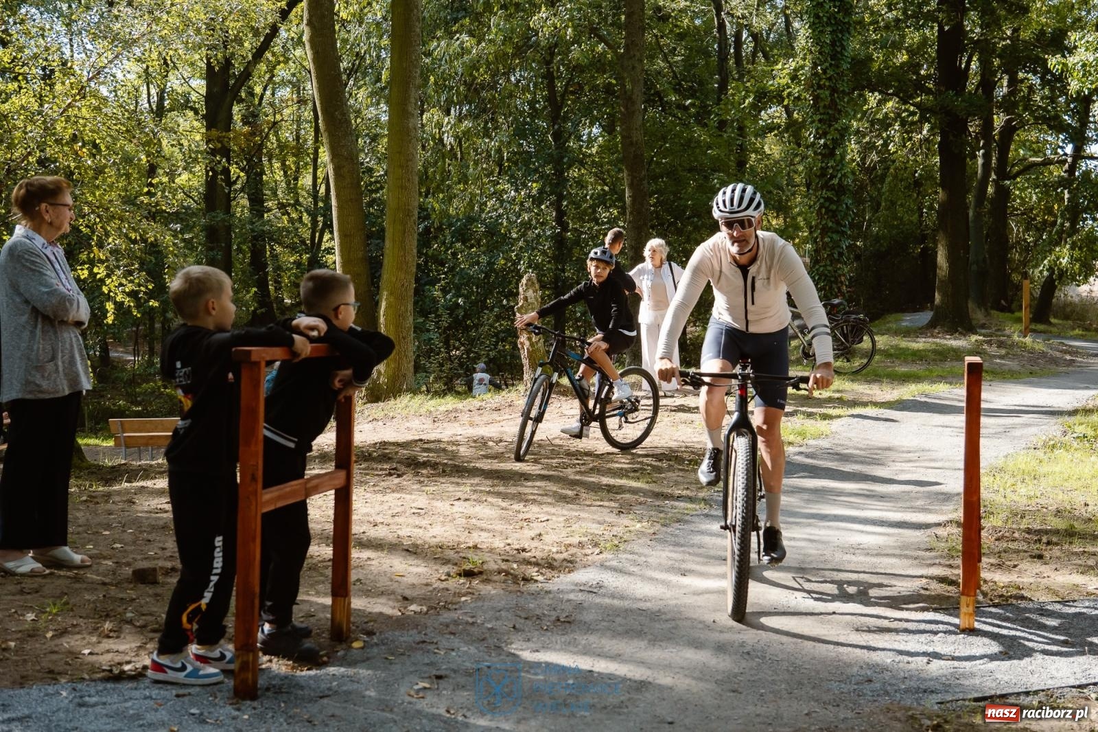 Zdjęcie w galerii na portalu naszraciborz.pl: Nowy singletrack w Samborowicach. Pierwszy taki obiekt w Euroregionie Silesia [FOTO i WIDEO] wiadomości z regionu