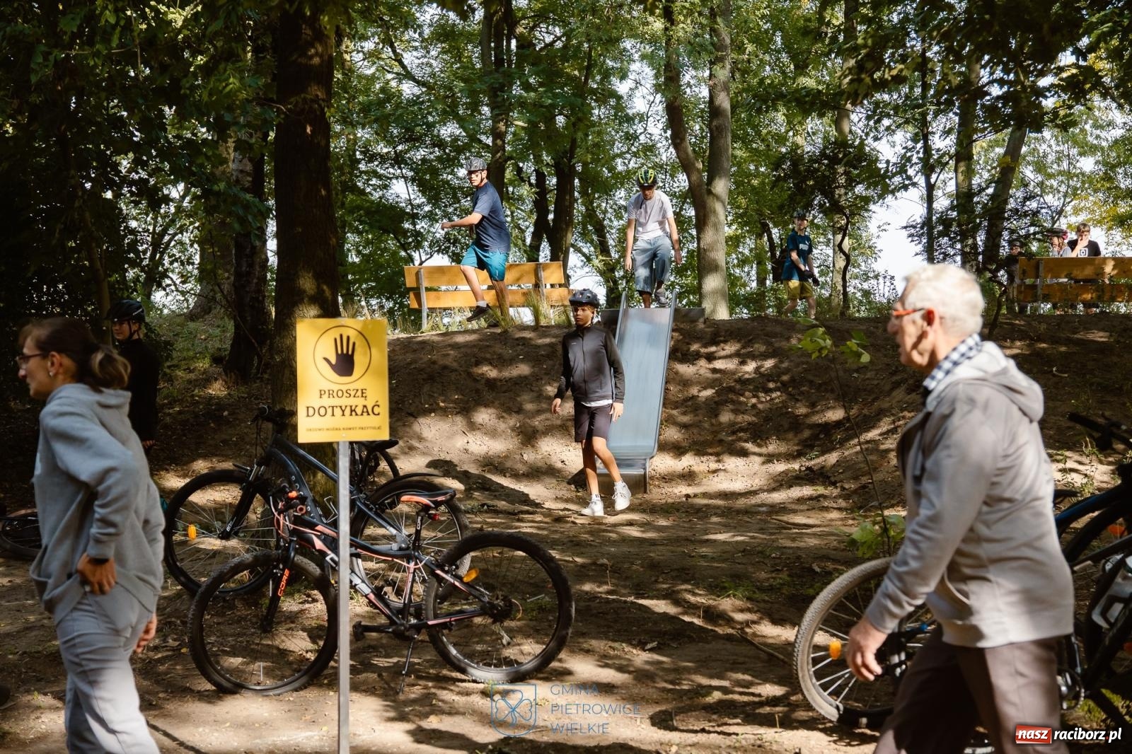 Zdjęcie w galerii na portalu naszraciborz.pl: Nowy singletrack w Samborowicach. Pierwszy taki obiekt w Euroregionie Silesia [FOTO i WIDEO] wiadomości z regionu