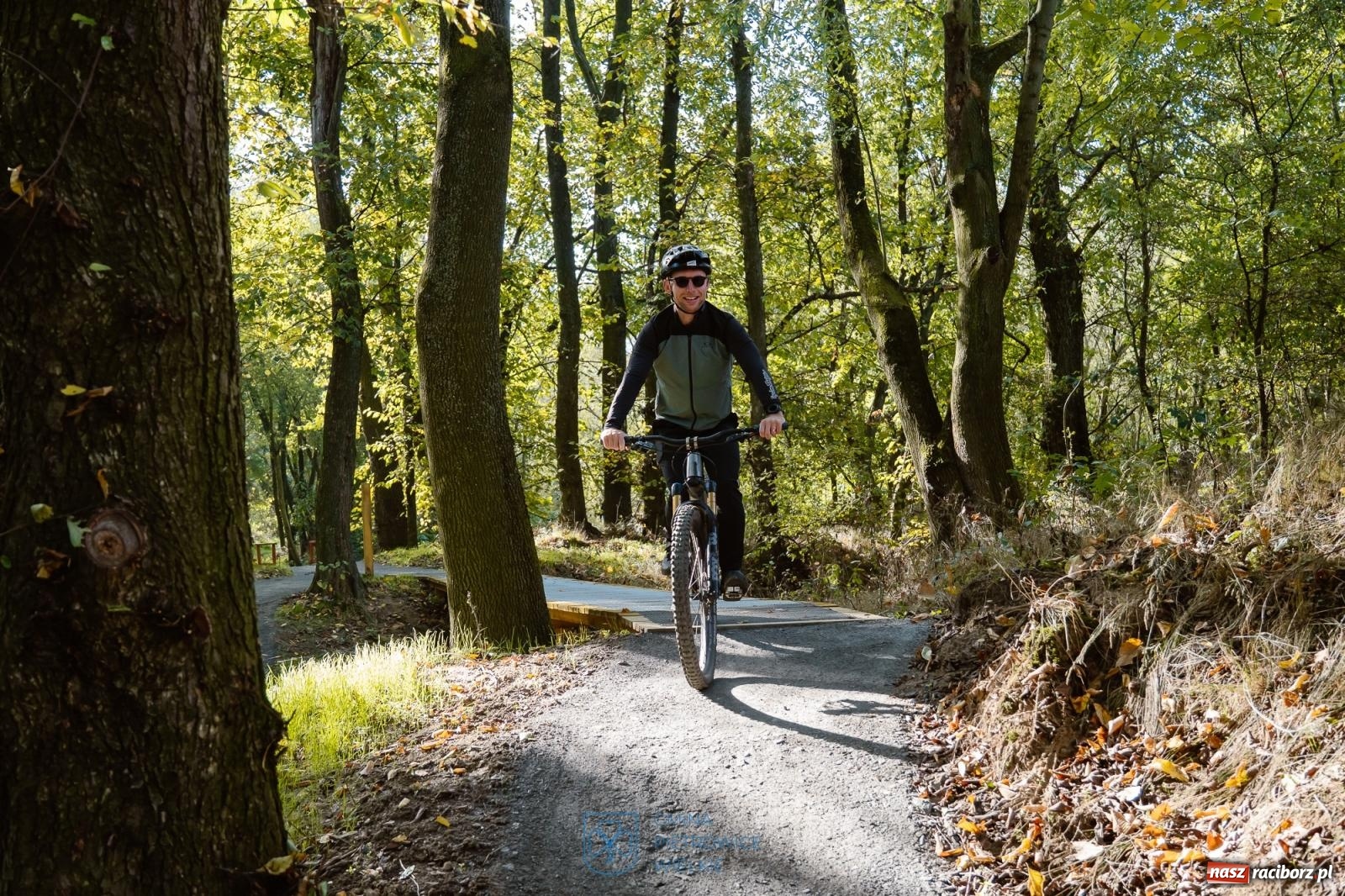 Zdjęcie w galerii na portalu naszraciborz.pl: Nowy singletrack w Samborowicach. Pierwszy taki obiekt w Euroregionie Silesia [FOTO i WIDEO] wiadomości z regionu