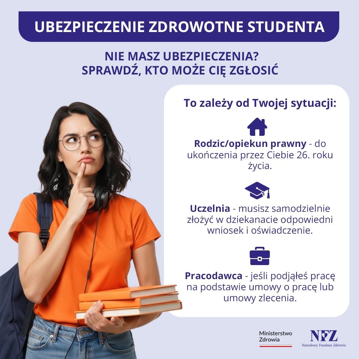 Zdjęcie w galerii na portalu naszraciborz.pl: NFZ przypomina: studencie, sprawdź swoje ubezpieczenie zdrowotne wiadomości z regionu