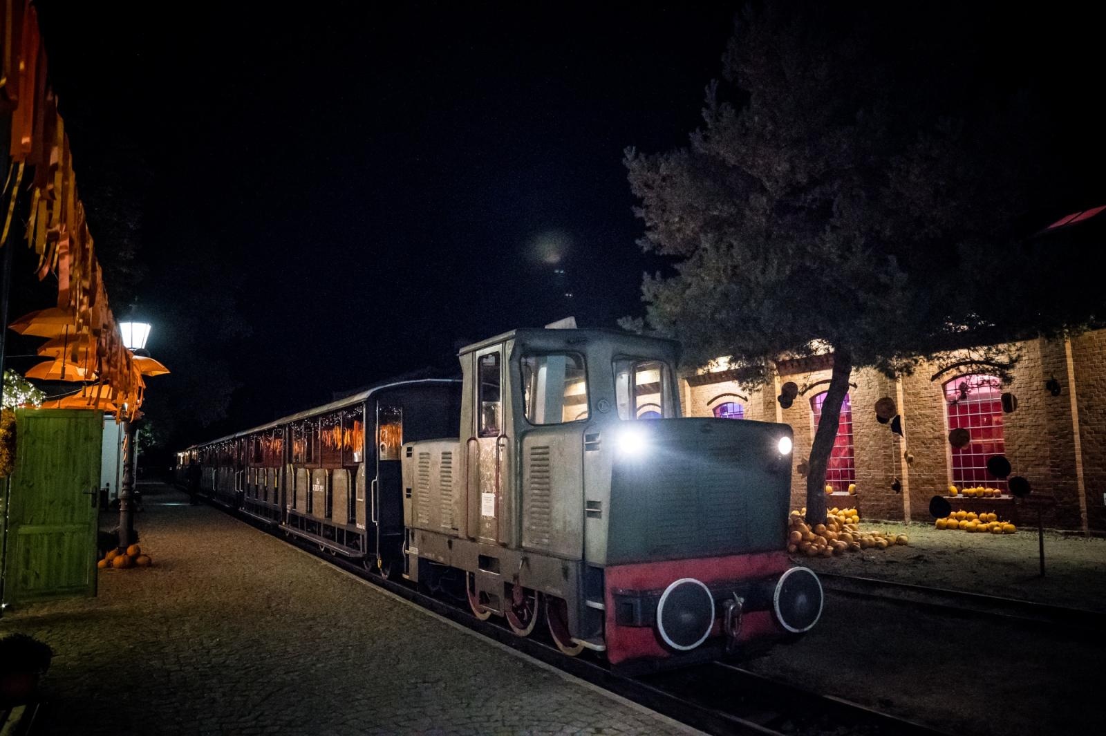 Zdjęcie w galerii na portalu naszraciborz.pl: Muzyka z filmów o agencie 007 w starej lokomotywowni i nocny przejazd Pumpkin Expressem [FOTO i WIDEO] wiadomości z regionu