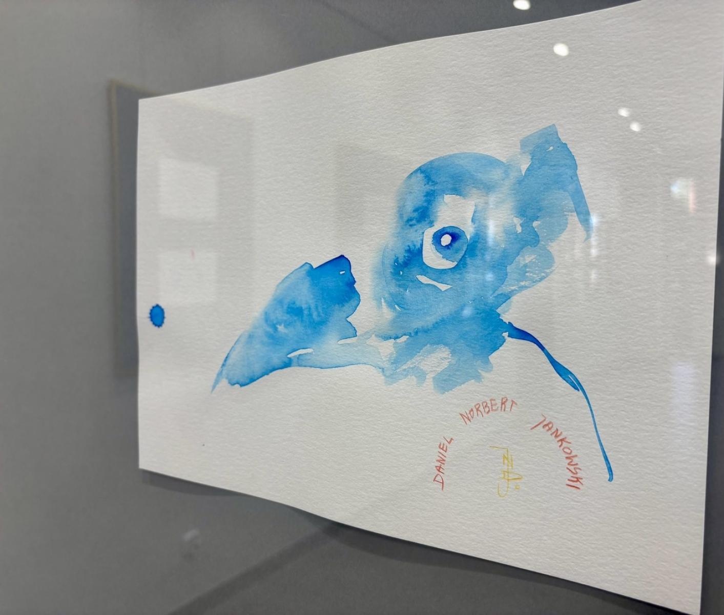 Zdjęcie w galerii na portalu naszraciborz.pl: Prace na papierze Daniela Norberta Jankowskiego – nowa wystawa w bibliotecznej Galerii Gawra wiadomości z regionu