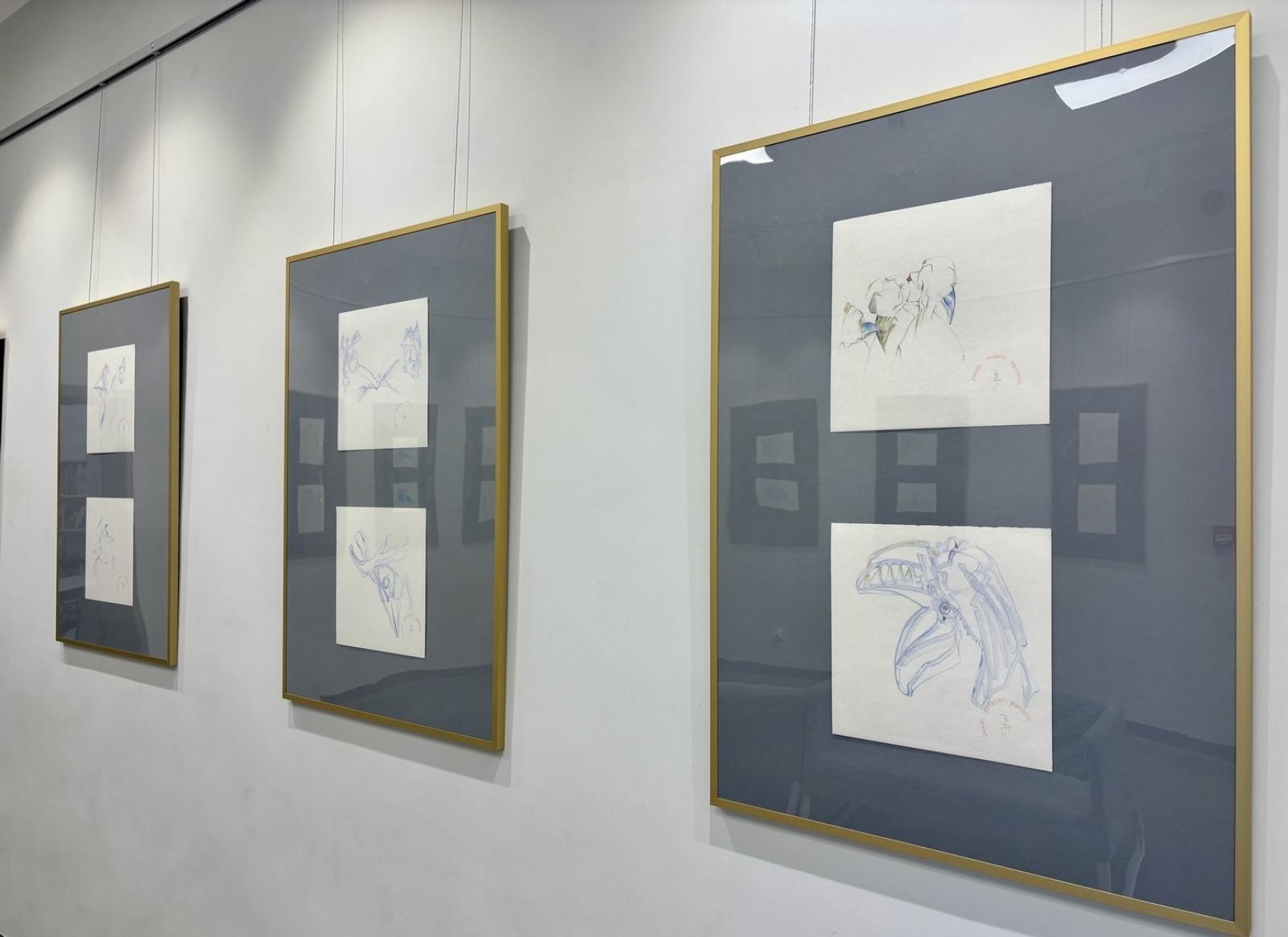 Zdjęcie w galerii na portalu naszraciborz.pl: Prace na papierze Daniela Norberta Jankowskiego – nowa wystawa w bibliotecznej Galerii Gawra wiadomości z regionu