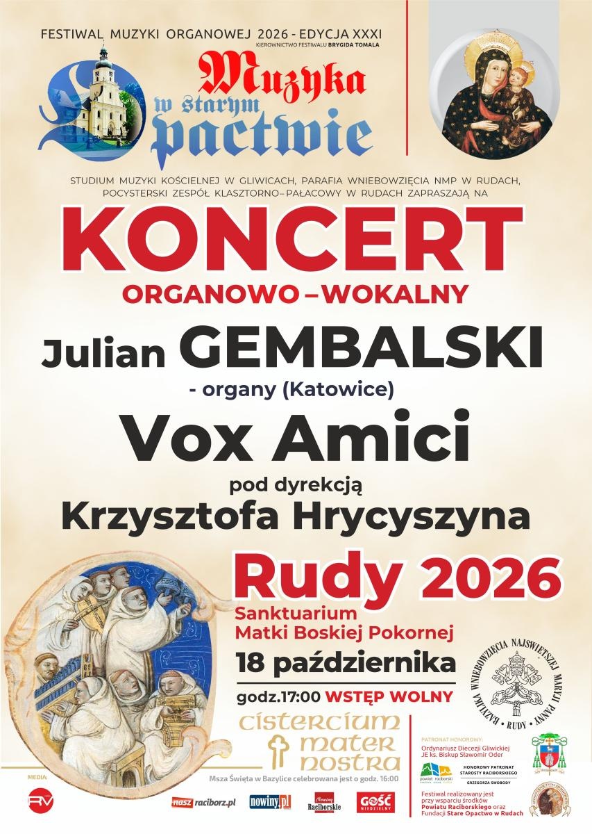 Zdjęcie w galerii na portalu naszraciborz.pl: Ostatni w tym roku koncert festiwalu Muzyka w starym opactwie wiadomości z regionu