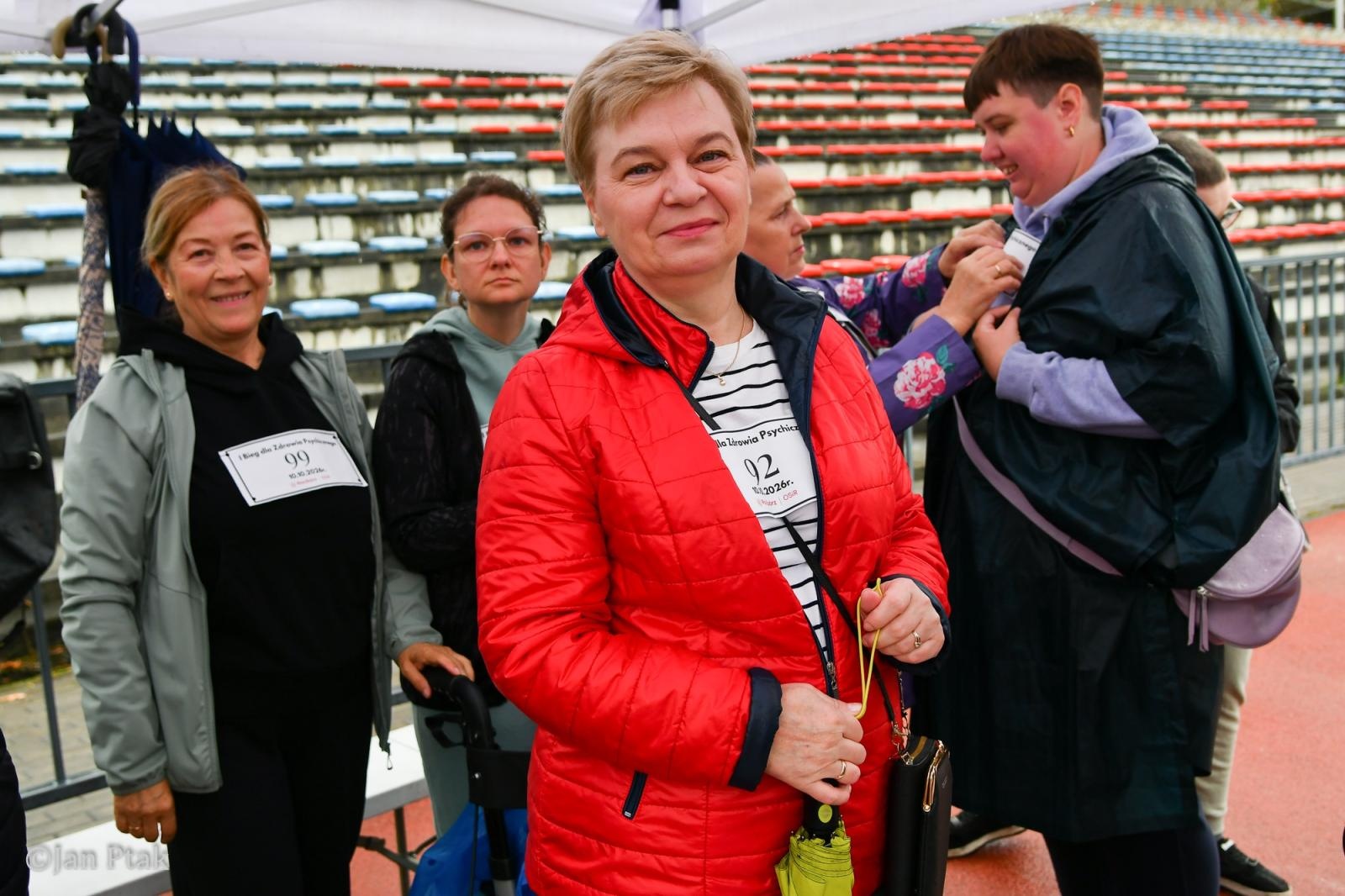 Zdjęcie w galerii na portalu naszraciborz.pl: Deszcz nie zatrzymał uczestników I Biegu dla Zdrowia Psychicznego w Raciborzu wiadomości z regionu