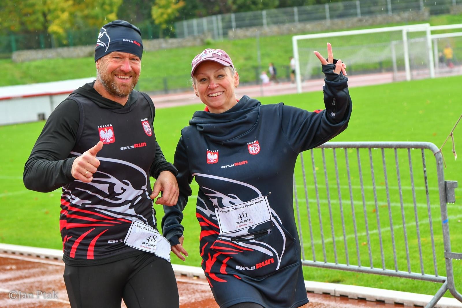 Zdjęcie w galerii na portalu naszraciborz.pl: Deszcz nie zatrzymał uczestników I Biegu dla Zdrowia Psychicznego w Raciborzu wiadomości z regionu