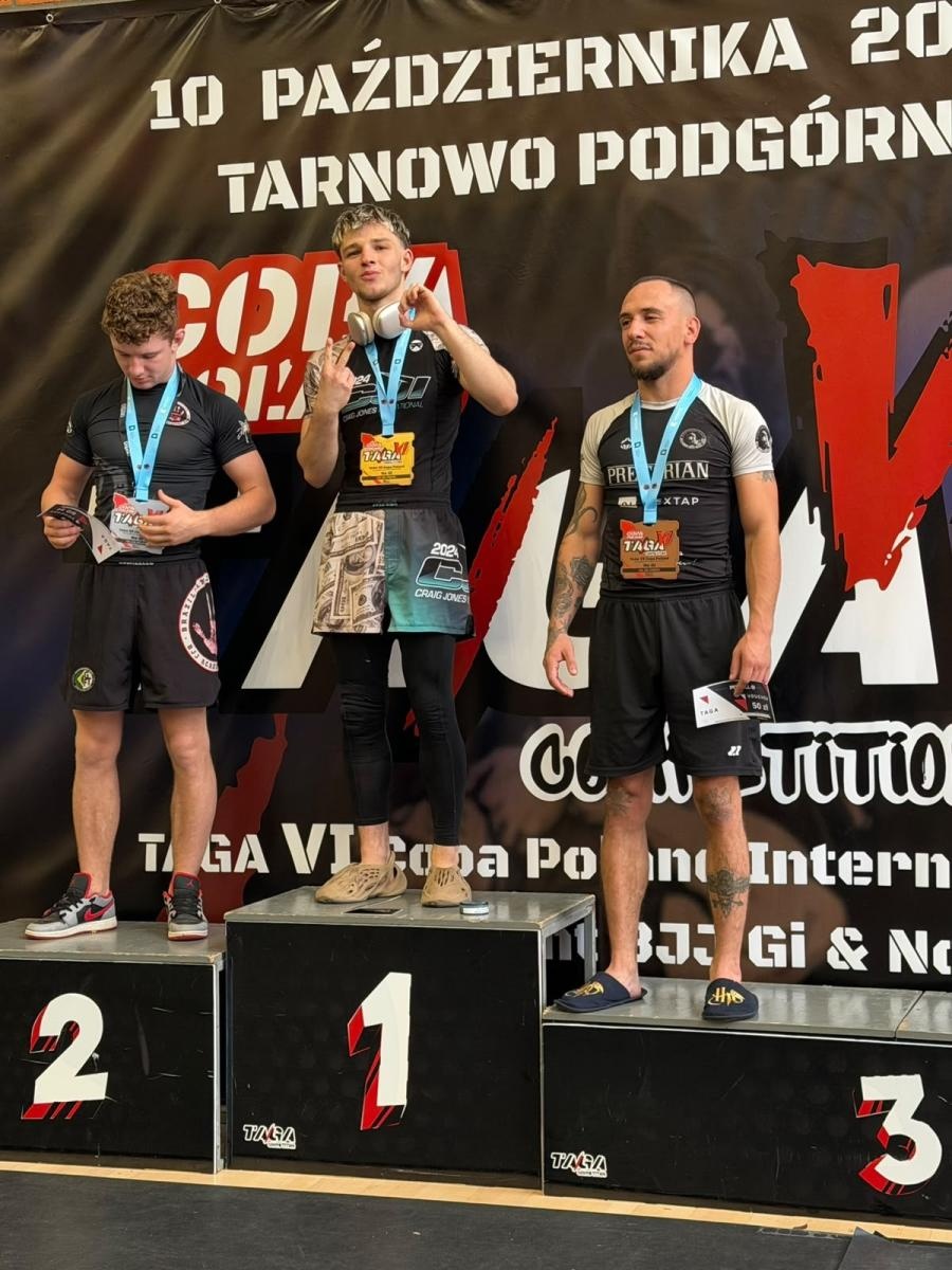 Zdjęcie w galerii na portalu naszraciborz.pl: 17-letni Jakub Bończyk z Łamatora Racibórz triumfuje w elicie BJJ. Pokonał starszych i bardziej doświadczonych rywali wiadomości z regionu