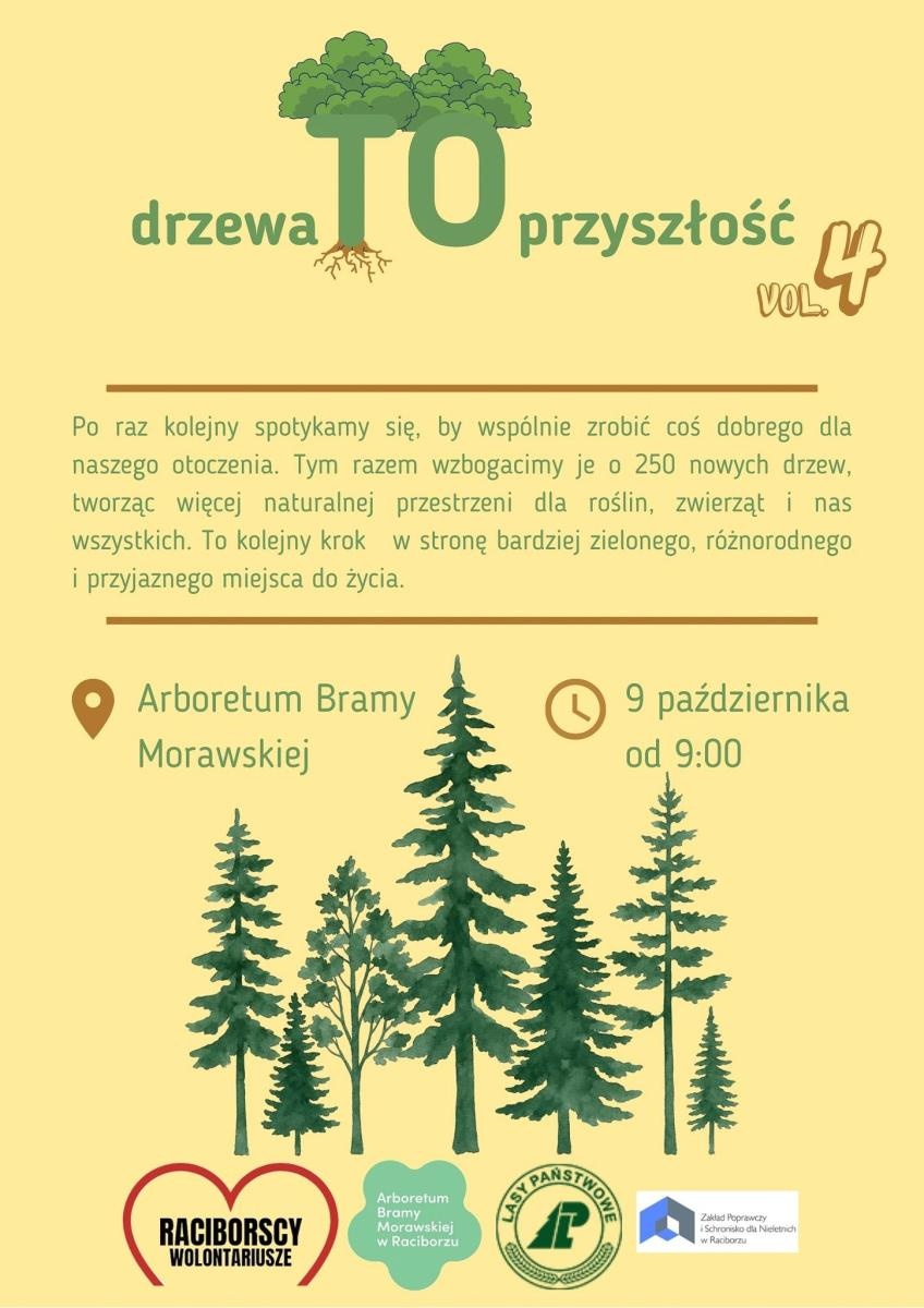 Zdjęcie w galerii na portalu naszraciborz.pl: 200 nowych drzew w Raciborzu. W Arboretum posadzono już 900 drzew w ramach akcji drzewaTOprzyszłość wiadomości z regionu