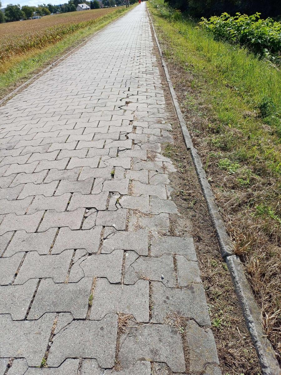 Zdjęcie w galerii na portalu naszraciborz.pl: Zdewastowana ścieżka rowerowa w Raciborzu – kto zapłaci za naprawę? Czytelnik pyta, ratusz odpowiada wiadomości z regionu