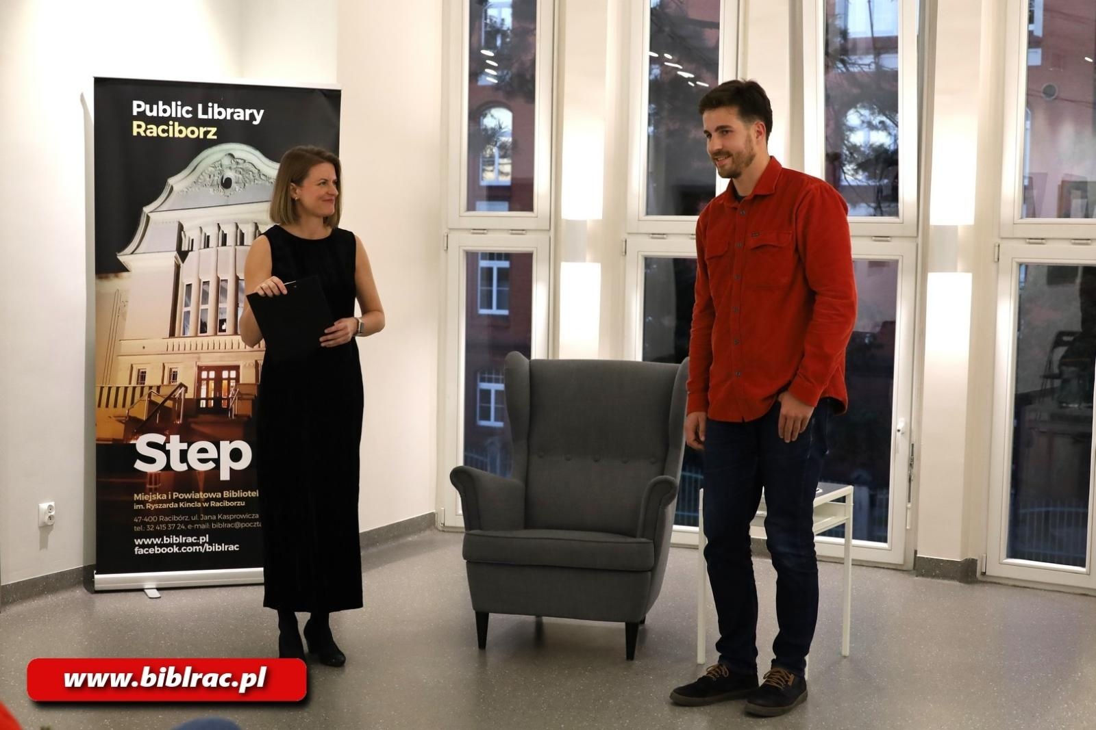 Zdjęcie w galerii na portalu naszraciborz.pl: Tabakweg – świat, który odszedł, pamięć, która pozostała. Kevin Pyrek gościem Nocy Bibliotek wiadomości z regionu