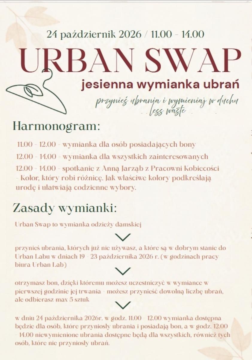 Zdjęcie w galerii na portalu naszraciborz.pl: Jesienna edycja Urban Swap już jutro w Urban Labie! wiadomości z regionu