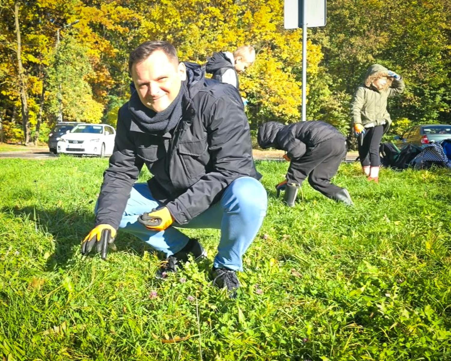 Zdjęcie w galerii na portalu naszraciborz.pl: 5000 krokusów wyrośnie na wiosnę w Arboretum Bramy Morawskiej w Raciborzu wiadomości z regionu