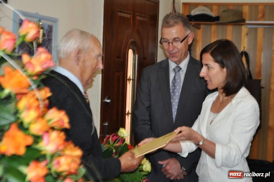 Zdjęcie w galerii na portalu naszraciborz.pl: 200 lat dla Alojzego Urbasa wiadomości z regionu