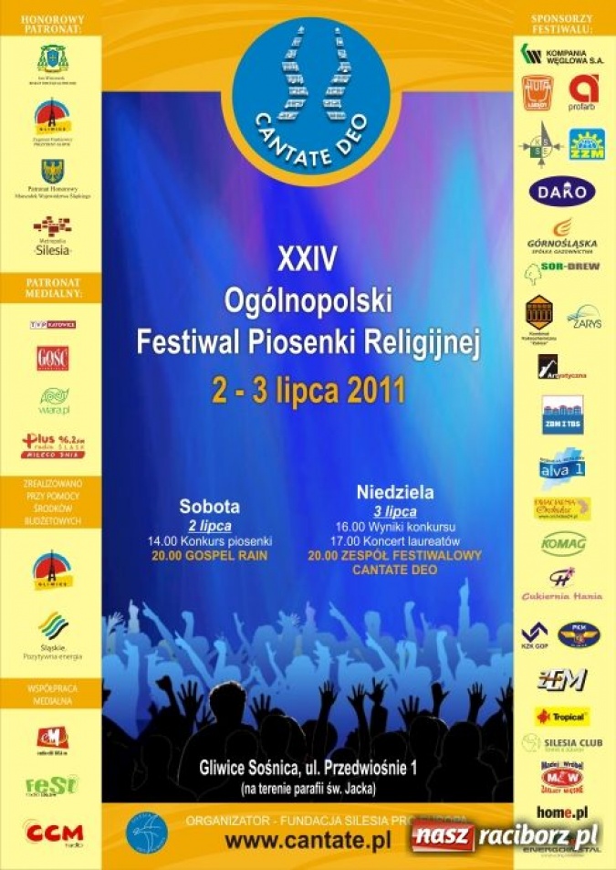 Zdjęcie w galerii na portalu naszraciborz.pl: Ogólnopolska obsada festiwalu Cantate Deo wiadomości z regionu