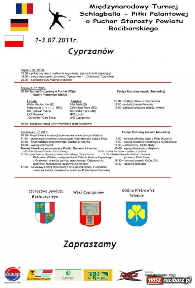 Zdjęcie w galerii na portalu naszraciborz.pl: To będzie weekend pełen atrakcji wiadomości z regionu