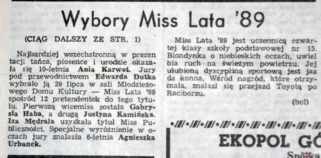 Zdjęcie w galerii na portalu naszraciborz.pl: Rundka toyotą dla Miss Raciborza wiadomości z regionu