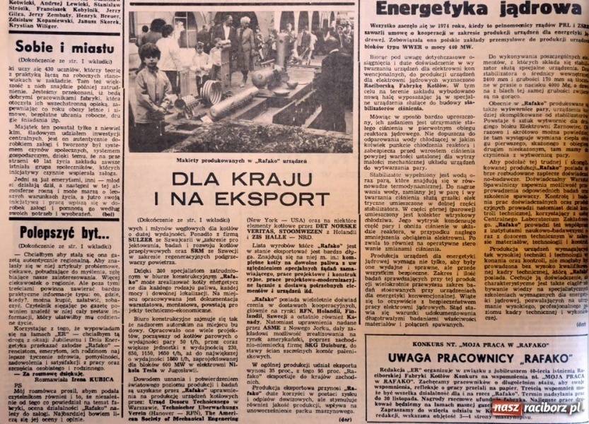 Zdjęcie w galerii na portalu naszraciborz.pl: Dzień Energetyka w 1989 roku wiadomości z regionu