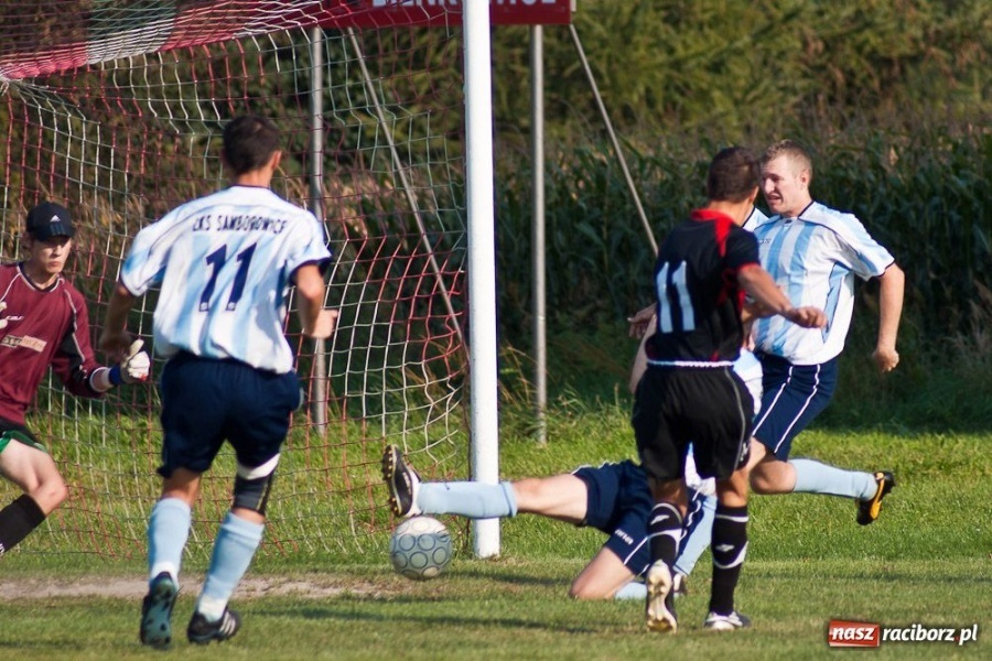 Zdjęcie w galerii na portalu naszraciborz.pl: Bieńkowice pokonały Samborowice wiadomości z regionu