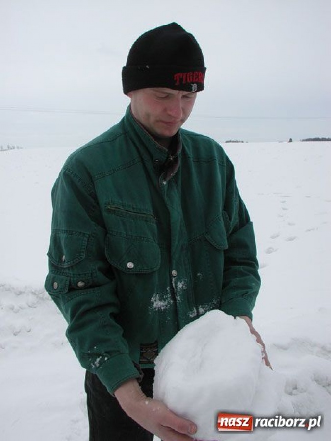 Zdjęcie w galerii na portalu naszraciborz.pl: Atak zimy - największe opady w roku wiadomości z regionu