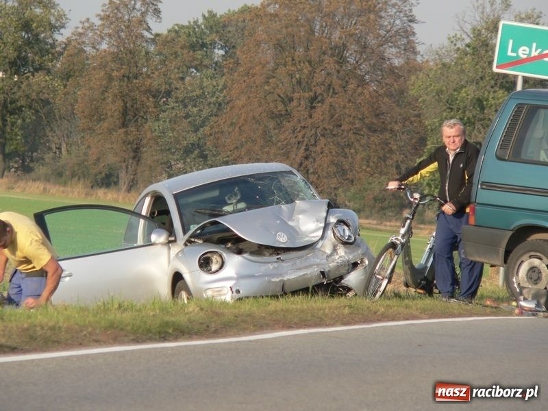 Zdjęcie w galerii na portalu naszraciborz.pl: Kraksa na wysokości Lekartowa wiadomości z regionu