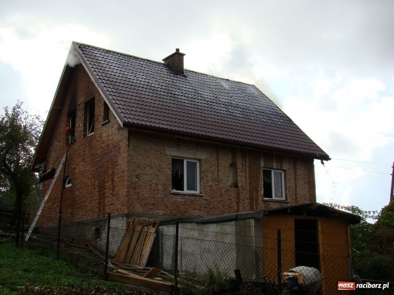 Zdjęcie w galerii na portalu naszraciborz.pl: Pożar domu w Brzeziu. 50 tys. zł strat wiadomości z regionu
