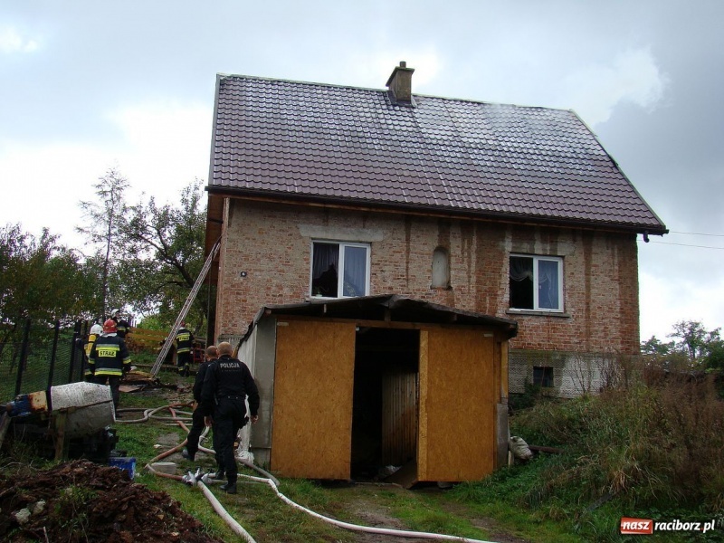 Zdjęcie w galerii na portalu naszraciborz.pl: Pożar domu w Brzeziu. 50 tys. zł strat wiadomości z regionu