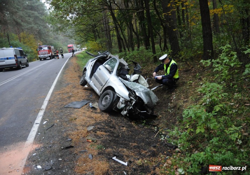 Zdjęcie w galerii na portalu naszraciborz.pl: Czołowe zderzenie TIR-a z citroenem wiadomości z regionu