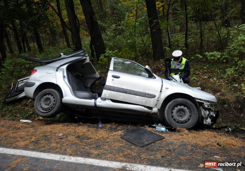 Zdjęcie w galerii na portalu naszraciborz.pl: Czołowe zderzenie TIR-a z citroenem wiadomości z regionu