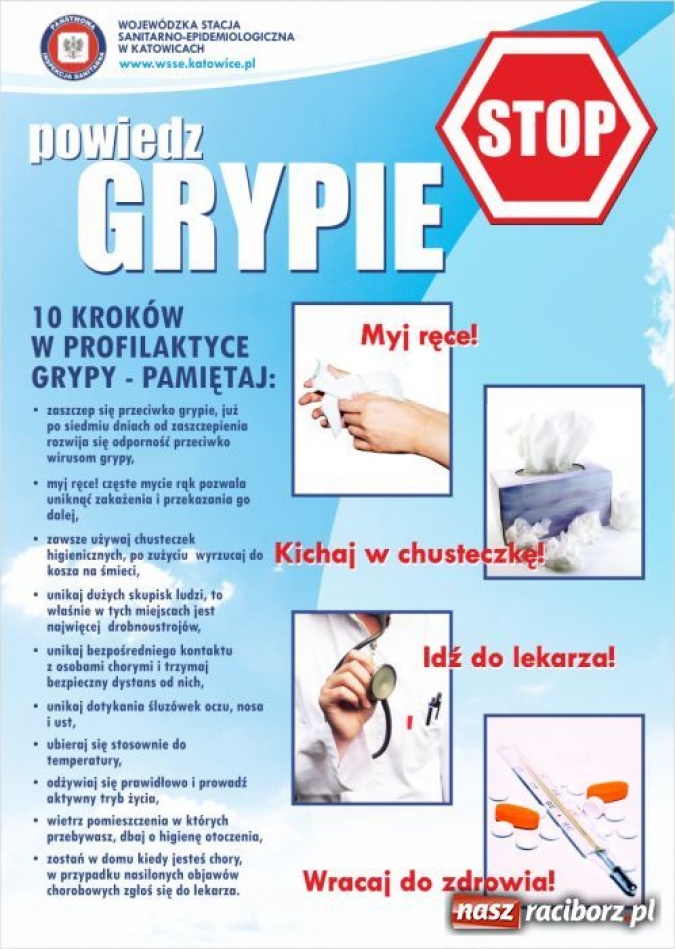 Zdjęcie w galerii na portalu naszraciborz.pl: Profilaktyka grypy wiadomości z regionu