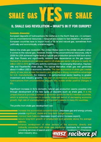 Zdjęcie w galerii na portalu naszraciborz.pl: Gaz łupkowy szansą dla gmin i jej mieszkańców wiadomości z regionu