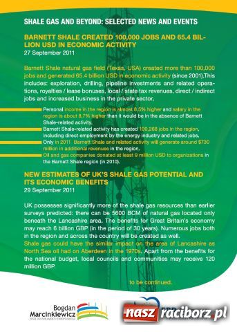 Zdjęcie w galerii na portalu naszraciborz.pl: Gaz łupkowy szansą dla gmin i jej mieszkańców wiadomości z regionu