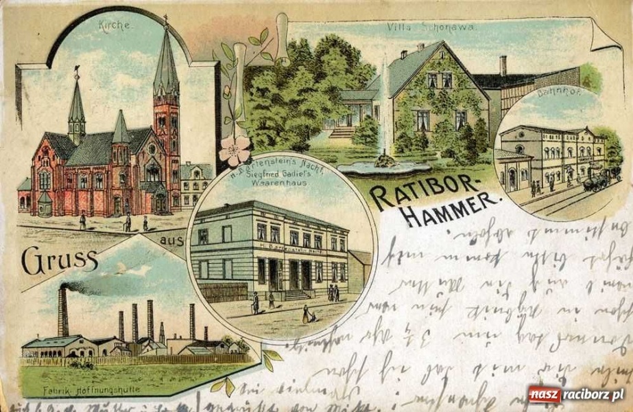 Zdjęcie w galerii na portalu naszraciborz.pl: Powiat raciborski na starej pocztówce wiadomości z regionu