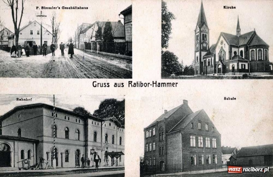 Zdjęcie w galerii na portalu naszraciborz.pl: Powiat raciborski na starej pocztówce wiadomości z regionu