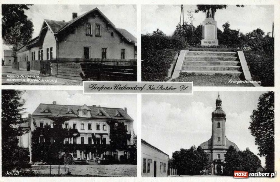 Zdjęcie w galerii na portalu naszraciborz.pl: Powiat raciborski na starej pocztówce wiadomości z regionu