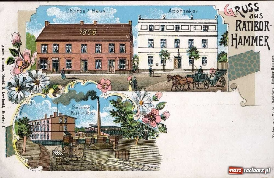 Zdjęcie w galerii na portalu naszraciborz.pl: Powiat raciborski na starej pocztówce wiadomości z regionu