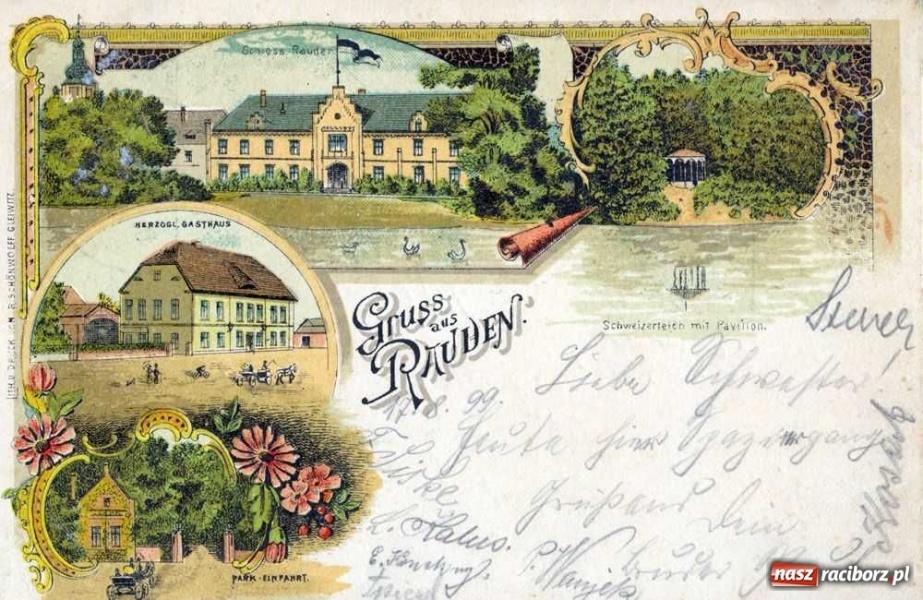 Zdjęcie w galerii na portalu naszraciborz.pl: Powiat raciborski na starej pocztówce wiadomości z regionu