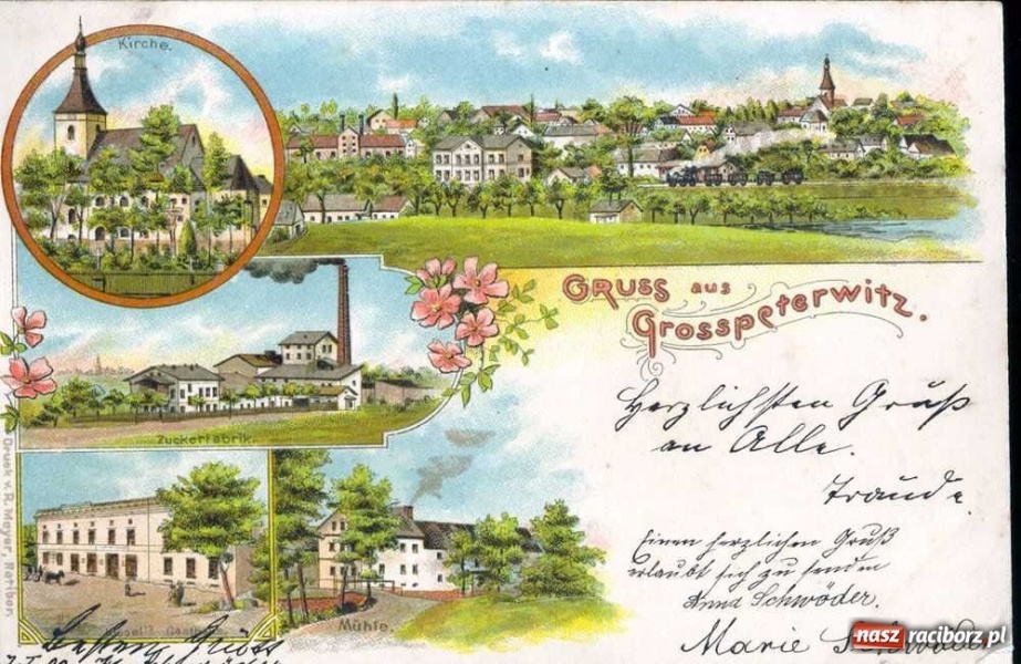 Zdjęcie w galerii na portalu naszraciborz.pl: Powiat raciborski na starej pocztówce wiadomości z regionu