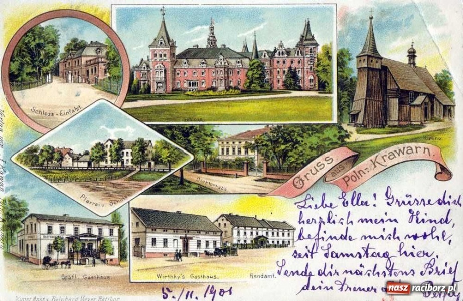 Zdjęcie w galerii na portalu naszraciborz.pl: Powiat raciborski na starej pocztówce wiadomości z regionu