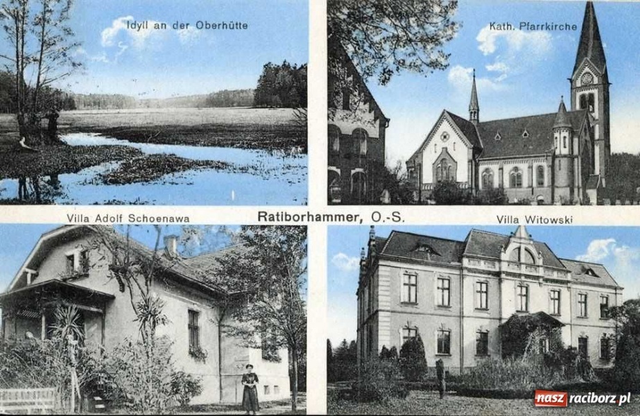 Zdjęcie w galerii na portalu naszraciborz.pl: Powiat raciborski na starej pocztówce wiadomości z regionu